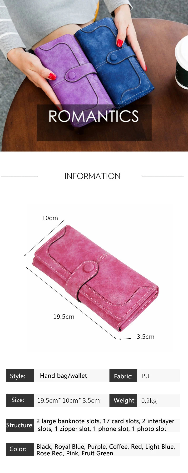Retro PU Wallet